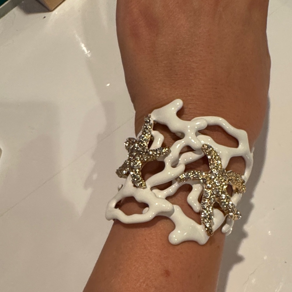 Starfish Enamel Bracelet